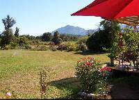 vista della montagna dalla cucina